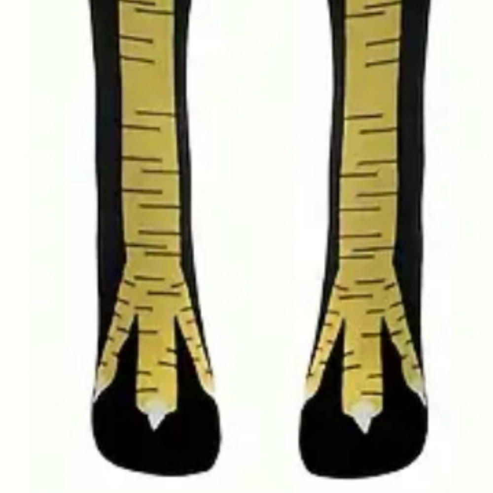 Novelty chicken leg unisex knee socks